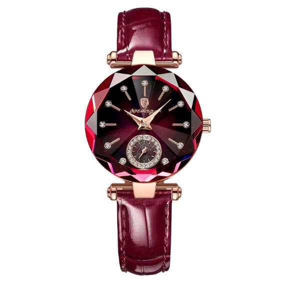 Relógio Feminino Luxury + Bracelete Esmeralda